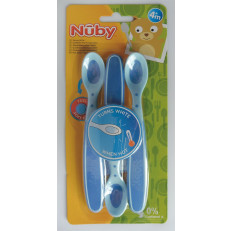 Nuby cuillères thermosensibles soft flex 