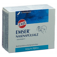 EMSER sel de rinçage nasal