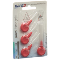 PARO 3STAR-GRIP 2mm xxx-fin rouge cylin