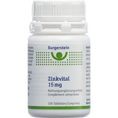 BURGERSTEIN Zinkvital cpr 15 mg