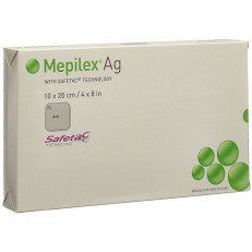 MEPILEX (IP) Ag pans hydroc Saf 10x10cm sili