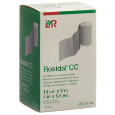 Rosidal CC bande de compression cohésive à allongement court 10cmx6m