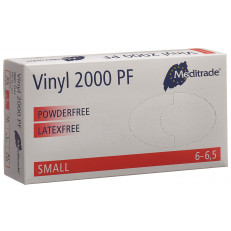Meditrade Vinyl 2000 PF gants d'examen non poudrés