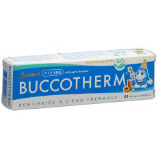 Buccotherm dentifrice 7-12 ans Ice Tea Pêche BIO (avec fluor)