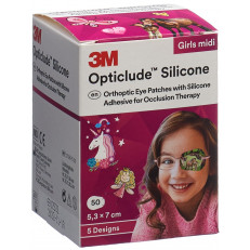 3M Opticlude Silicone pansement orthoptique Midi