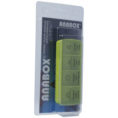 Anabox pilulier compact pour un jour 4 cases