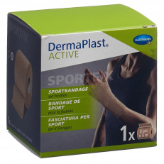 DERMAPLAST Active bandage sport 6cmx5m bleu