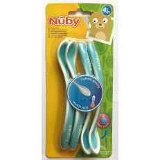 Nuby cuillères thermosensibles Soft Sensitive Flex voûtées