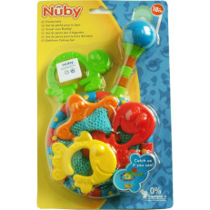 Nuby set de pêche pour le bain avec 4 figures de jeu