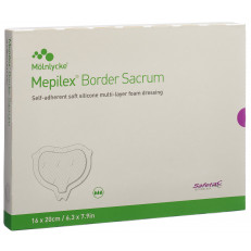 Mepilex Border pansement hydrocellulaire sacrum