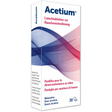 Acetium cpr sucer pour la désaccoutumance au tabac