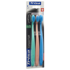 Trisa brosse à dents Compact Soft Trio soft