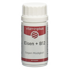 vitaminplus Eisen 21 mg + B12 caps