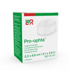 Pro-ophta compresse ophtalmique 5.3x6.6cm stérile