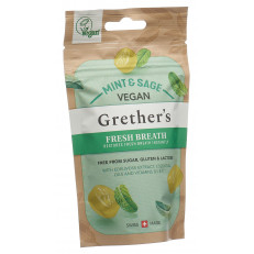 Grethers Fresh Breath menthe sauge pastilles vegan