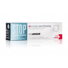 edel+white STOP Stains Swiss whitening gel dentaire avec pierre de lave