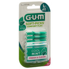 GUM Soft-Picks Comfort Flex regular cool mint 