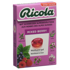 RICOLA mixed berry bonbons sans sucre