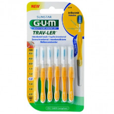 GUM Trav-Ler 1.3mm ISO 4 conic jaune