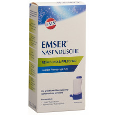 EMSER douche nasale + 4 sach sel de rinçage