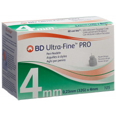 BD ULTRA-Fine PRO aiguilles à stylos 32G 0.23x4mm