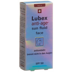 LUBEX ANTI-AGE sun fluid face SPF 50