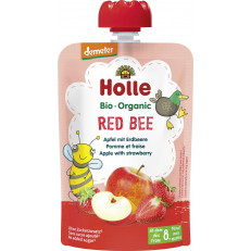 HOLLE Red Bee pouchy pomme et fraise