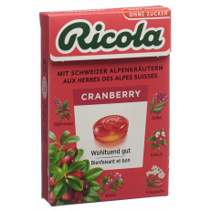 RICOLA cranberry bonbons ss av stevia