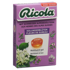 RICOLA fleurs sureau bonbons ss av stevia
