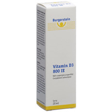 BURGERSTEIN Vitamin D3 800 UI