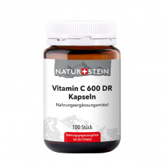 Naturstein Vitamin C 600 DR caps fl verre