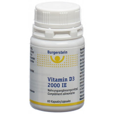 BURGERSTEIN Vitamin D3 caps 2000 UI