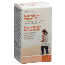 Livsane Magnesium + vitamine B6 cpr