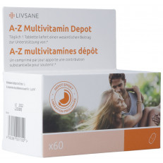 Livsane A-Z multivitamines dépôt cpr