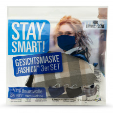 Stay Smart! Fashion Stoffmaske 3er Set