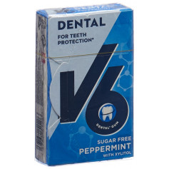 V6 Dental Care chewing gum Peppermint