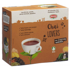 Morga thé Chai Lovers avec pelliante bio bourgeon
