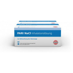 Pari NaCl solution inhalation