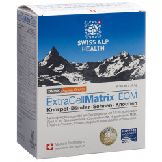 Extra Cell Matrix ECM Drink articulation cartilage tendons ligaments et os Arôme orange sach 